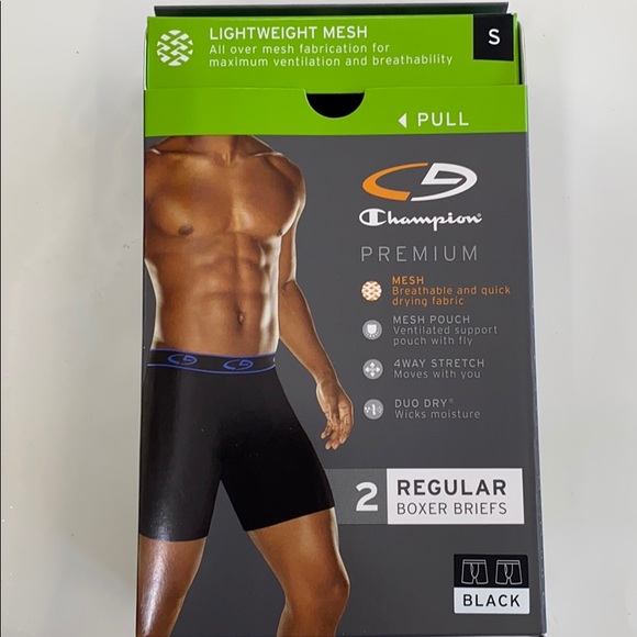 Champion Other - New men’s Champion 2 pack black boxer briefs
